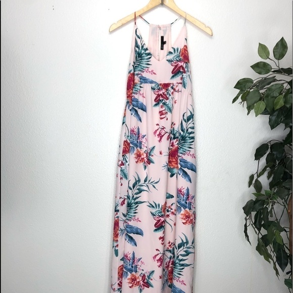 Gibson Pink Floral Maxi Dress - Picture 2 of 8